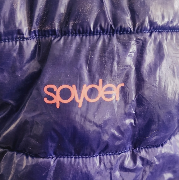 Spyder Girls 3/4 Legnth Puffer  Coat - Picture 3 of 5